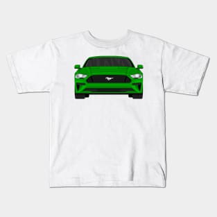 MUSTANG GREEN Kids T-Shirt